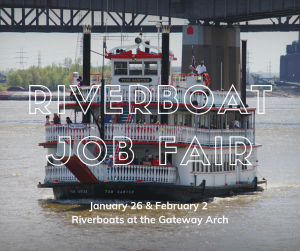 Riverboat Job Fair Graphic