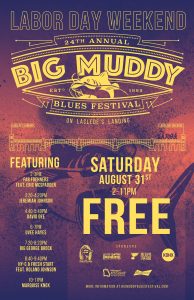 Big Muddy Blues Festival poster