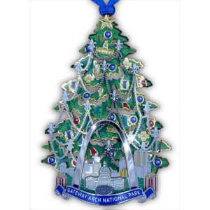 Arch Christmas tree ornament