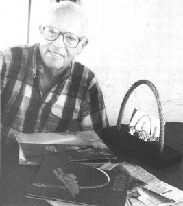 Dick Bowser with Arch model